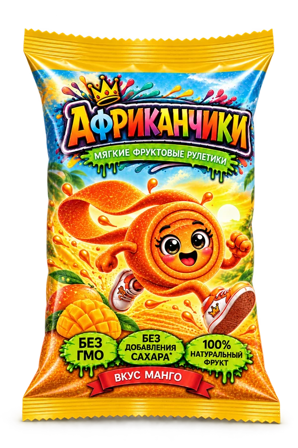 Рулетики Африканчики, вкус манго
